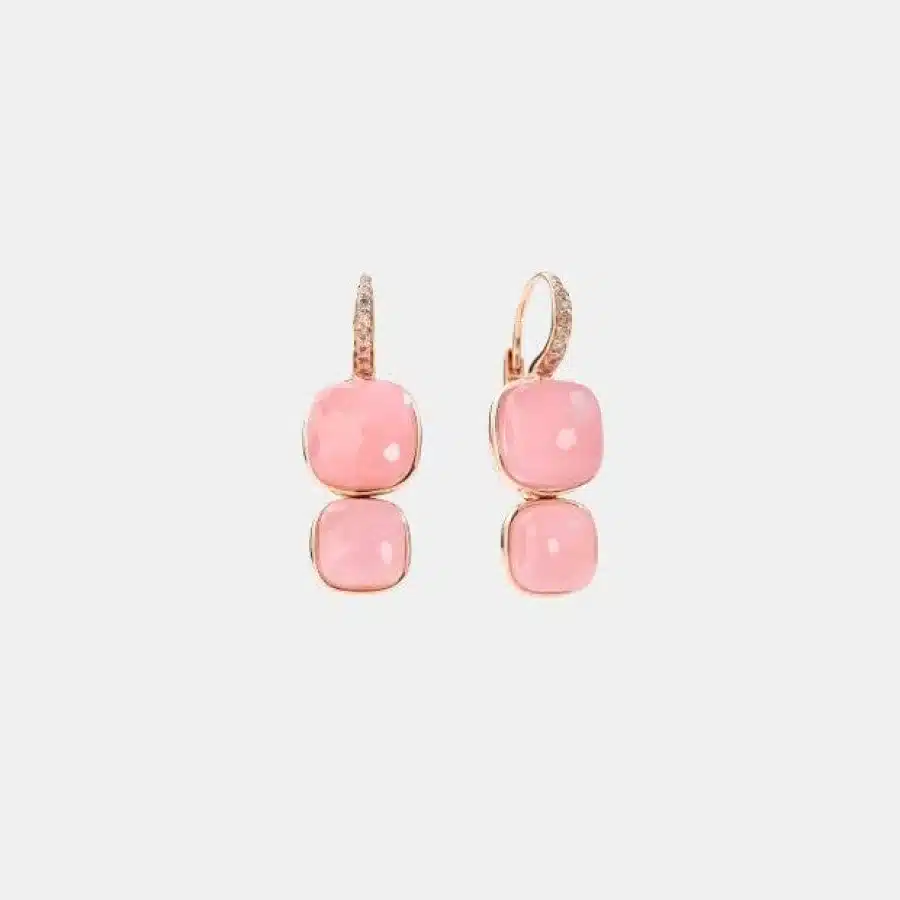 Boucles d'oreilles Nudo Pomellato en or rose, mixte 31.3ct — photographie du modèle, cote d’occasion GOLDMARKET