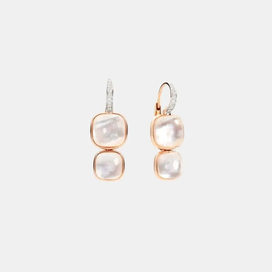 Boucles d'oreilles Nudo Pomellato en or rose, mixte 36.7ct — photographie du modèle, cote d’occasion GOLDMARKET