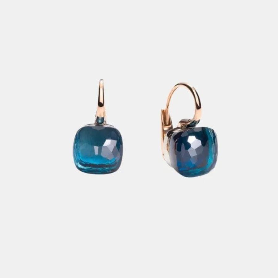 Boucles d'oreilles Nudo Pomellato en or, topaze 18ct — photographie du modèle, cote d’occasion GOLDMARKET