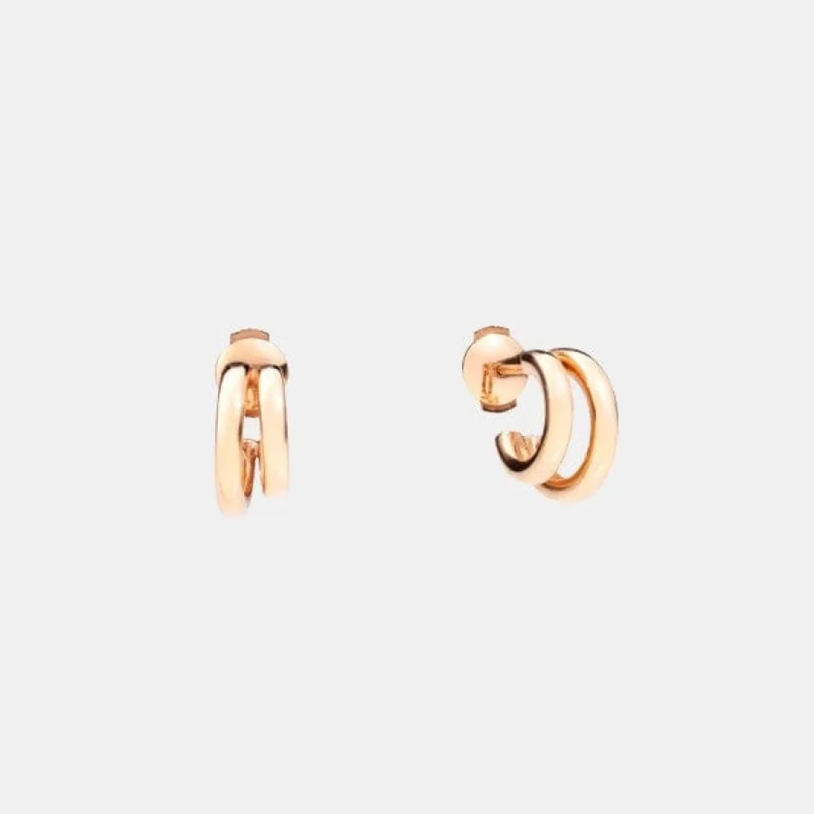 Boucles d'oreilles Pomellato Together Pomellato en or rose — photographie du modèle, cote d’occasion GOLDMARKET