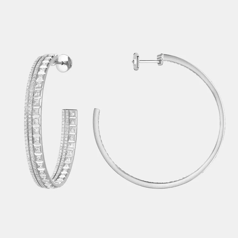 Boucles d'oreilles Quatre Boucheron en or blanc, autre — photographie du modèle, cote d’occasion GOLDMARKET