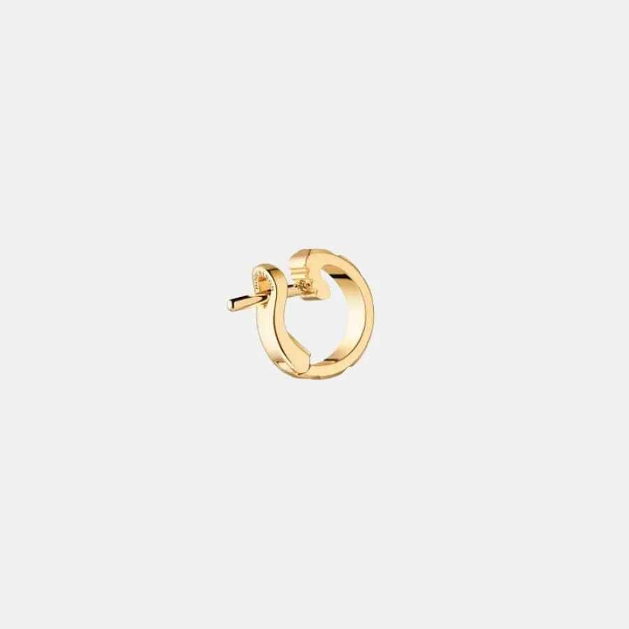 Boucles d'oreilles Quatre Boucheron en or jaune — photographie du modèle, cote d’occasion GOLDMARKET