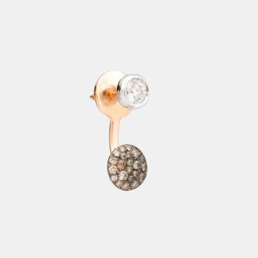 Boucles d'oreilles Sabbia Pomellato en or mixte, 0.2ct — photographie du modèle, cote d’occasion GOLDMARKET