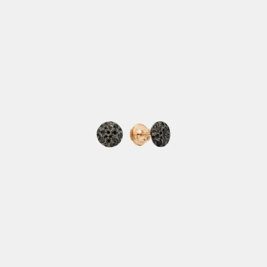Boucles d'oreilles Sabbia Pomellato en or rose, diamant 0.6ct — photographie du modèle, cote d’occasion GOLDMARKET