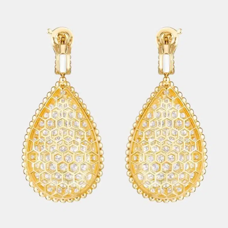 Boucles d'oreilles Serpent Bohème Boucheron en or jaune, diamant 9.44ct — photographie du modèle, cote d’occasion GOLDMARKET