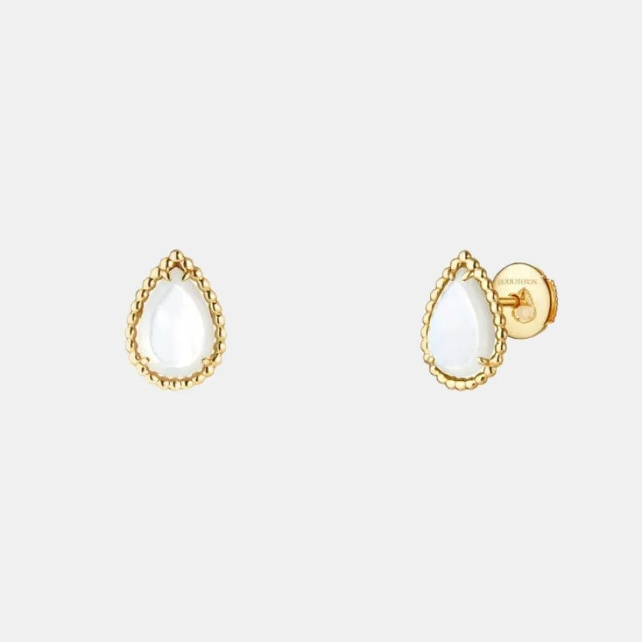 Boucles d'oreilles Serpent Bohème Boucheron en or jaune, perle s motif 2.63ct — photographie du modèle, cote d’occasion GOLDMARKET
