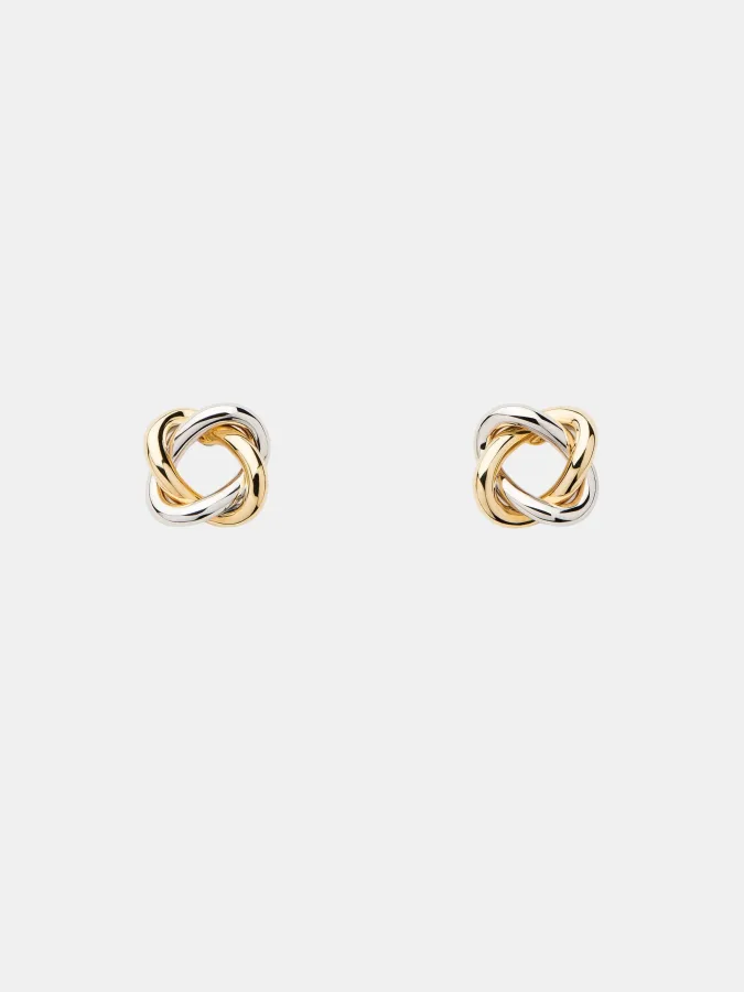 Boucles d'oreilles Tresse Poiray en or — photographie du modèle, cote d’occasion GOLDMARKET