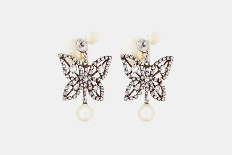 Boucles d'oreilles Tribales Dior en or, bijou d’occasion en très bon état