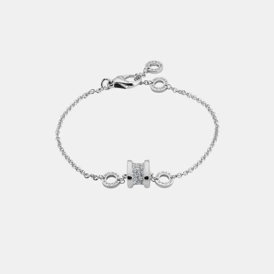 Bracelet B.Zero1 Bulgari en or blanc, diamant 0.31ct — photographie du modèle, cote d’occasion GOLDMARKET