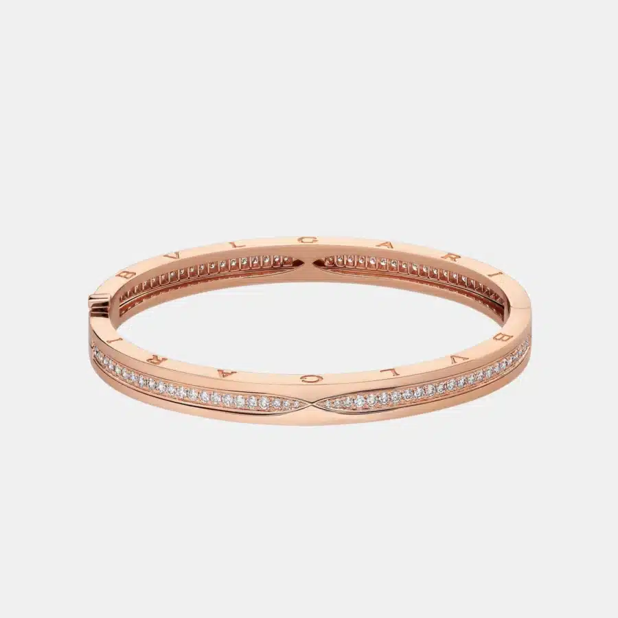 Bracelet B.Zero1 Bulgari en or rose, diamant 1.27ct — photographie du modèle, cote d’occasion GOLDMARKET