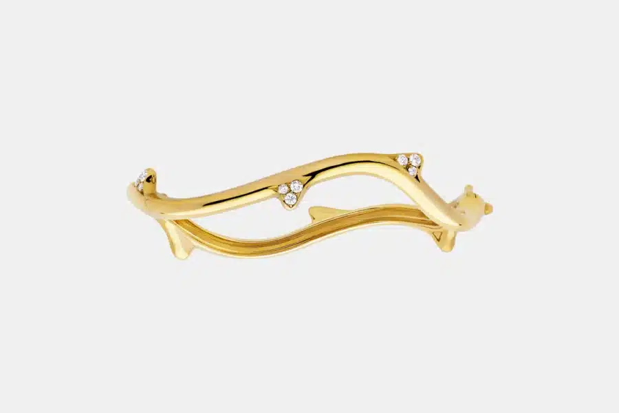 Bracelet Bois de Rose Dior en or jaune, diamant 0.54 ct