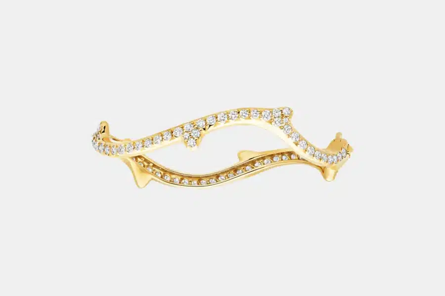 Bracelet Bois de Rose Dior en or jaune, diamant 3.29 ct