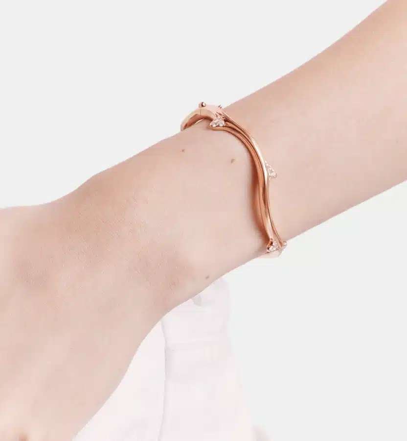 Bracelet Bois de Rose Dior en or rose, diamant 0.54 ct
