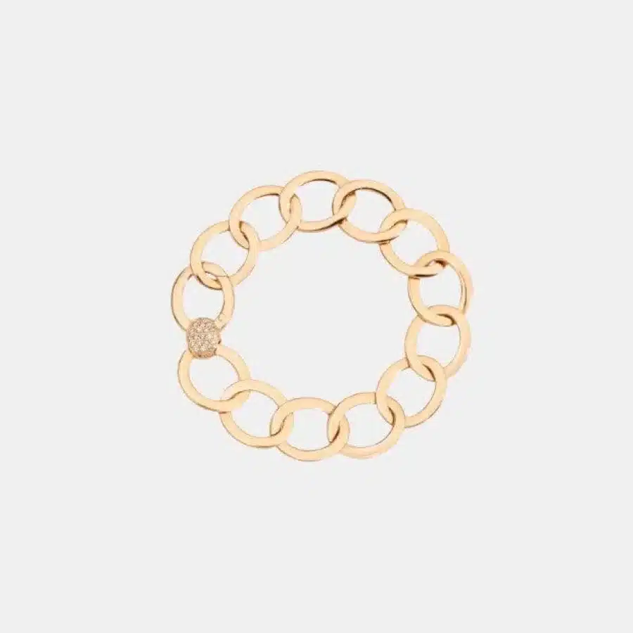 Bracelet Brera Pomellato en or rose, diamant 0.2ct — photographie du modèle, cote d’occasion GOLDMARKET
