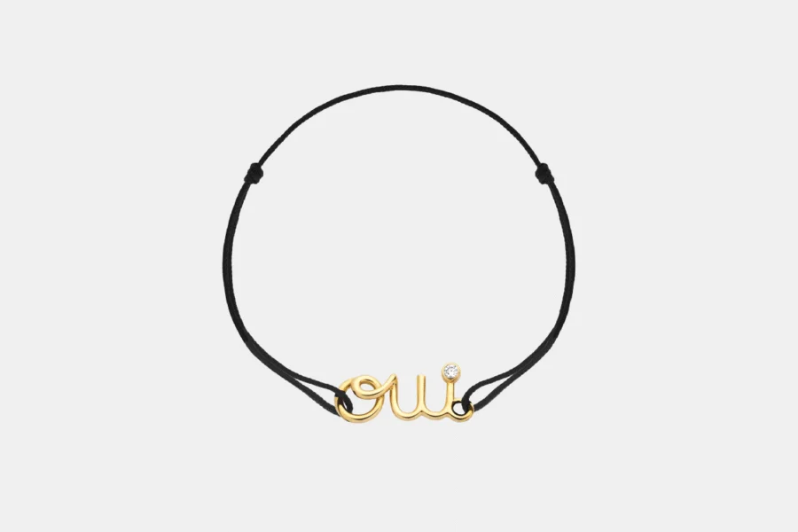 Bracelet Dioramour Dior en or jaune, diamant 0.03 ct
