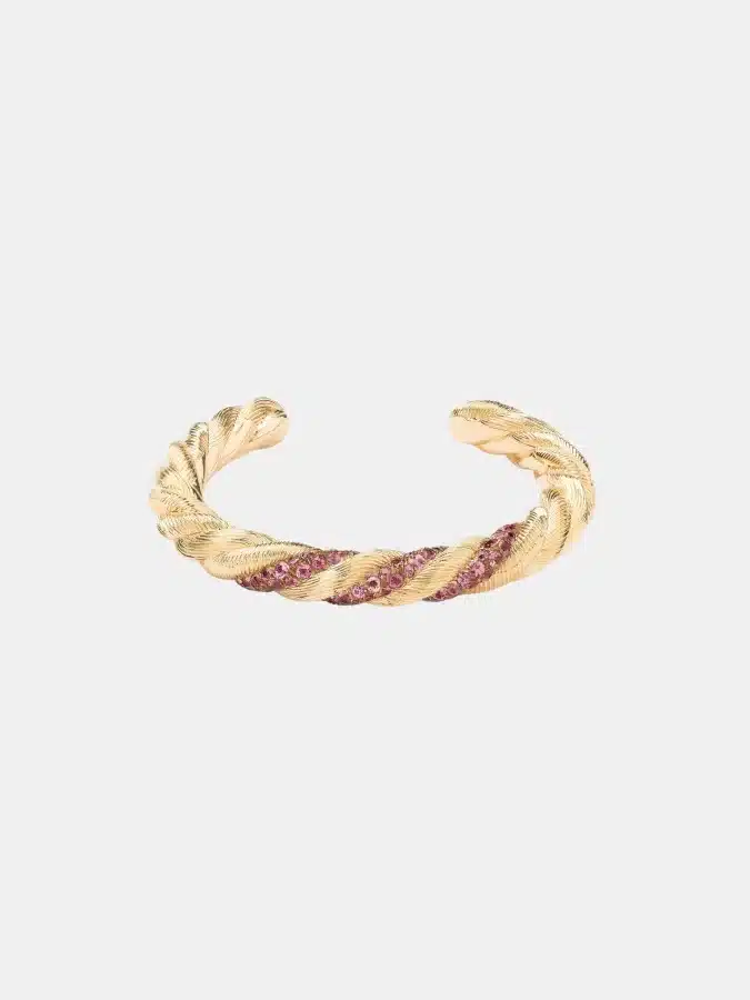Bracelet Dune de Poiray Poiray en or jaune, rhodolite 3.2ct — photographie du modèle, cote d’occasion GOLDMARKET