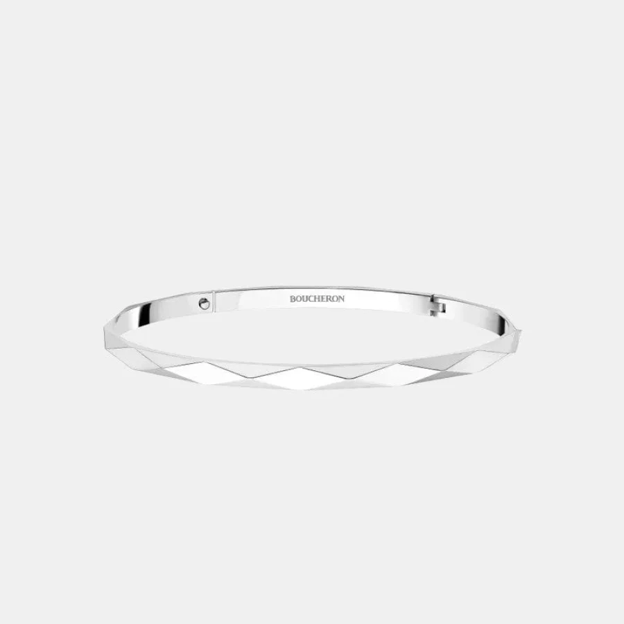Bracelet Facette Boucheron en or blanc
