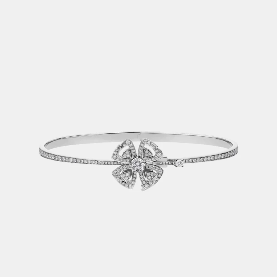 Bracelet Fiorever Bulgari en or blanc, diamant 0.86ct — photographie du modèle, cote d’occasion GOLDMARKET