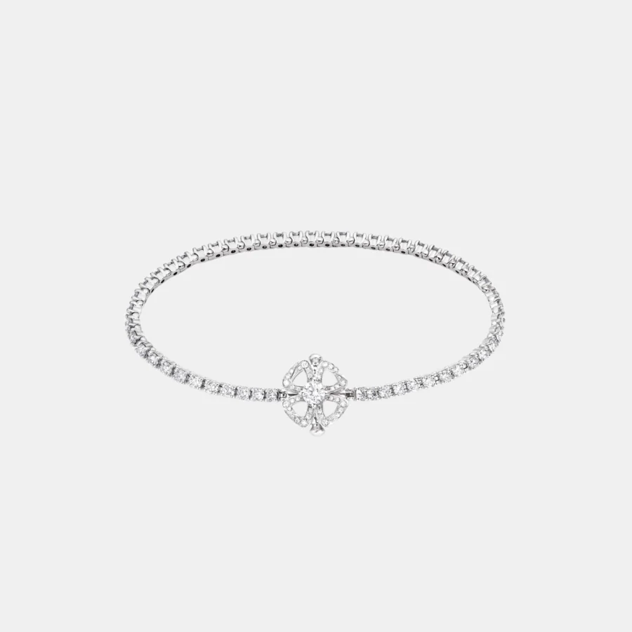 Bracelet Fiorever Bulgari en or blanc, diamant 2.7ct — photographie du modèle, cote d’occasion GOLDMARKET