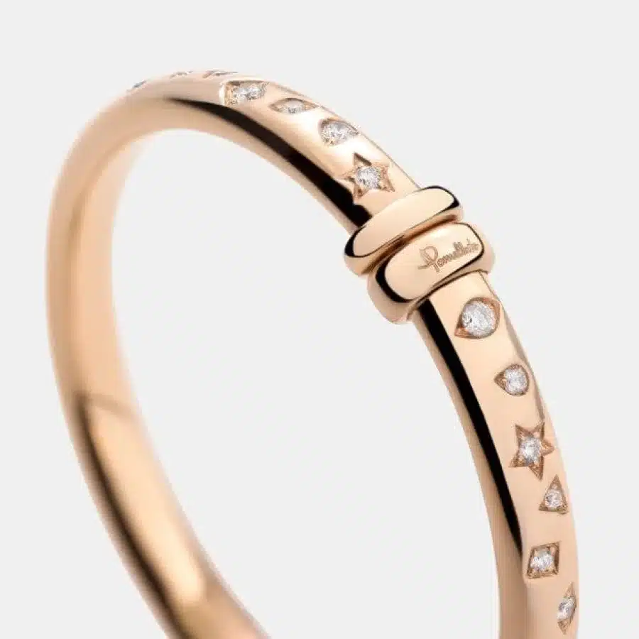Bracelet Iconica Pomellato en or rose, diamant 1.4ct — photographie du modèle, cote d’occasion GOLDMARKET