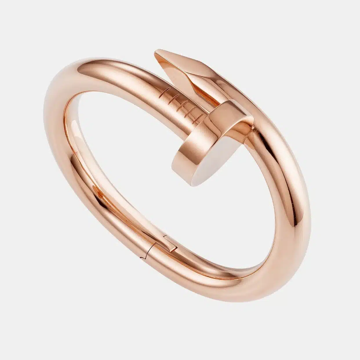 Bracelet Juste un Clou Cartier grand modèle en or rose — photographie du modèle, cote d’occasion GOLDMARKET