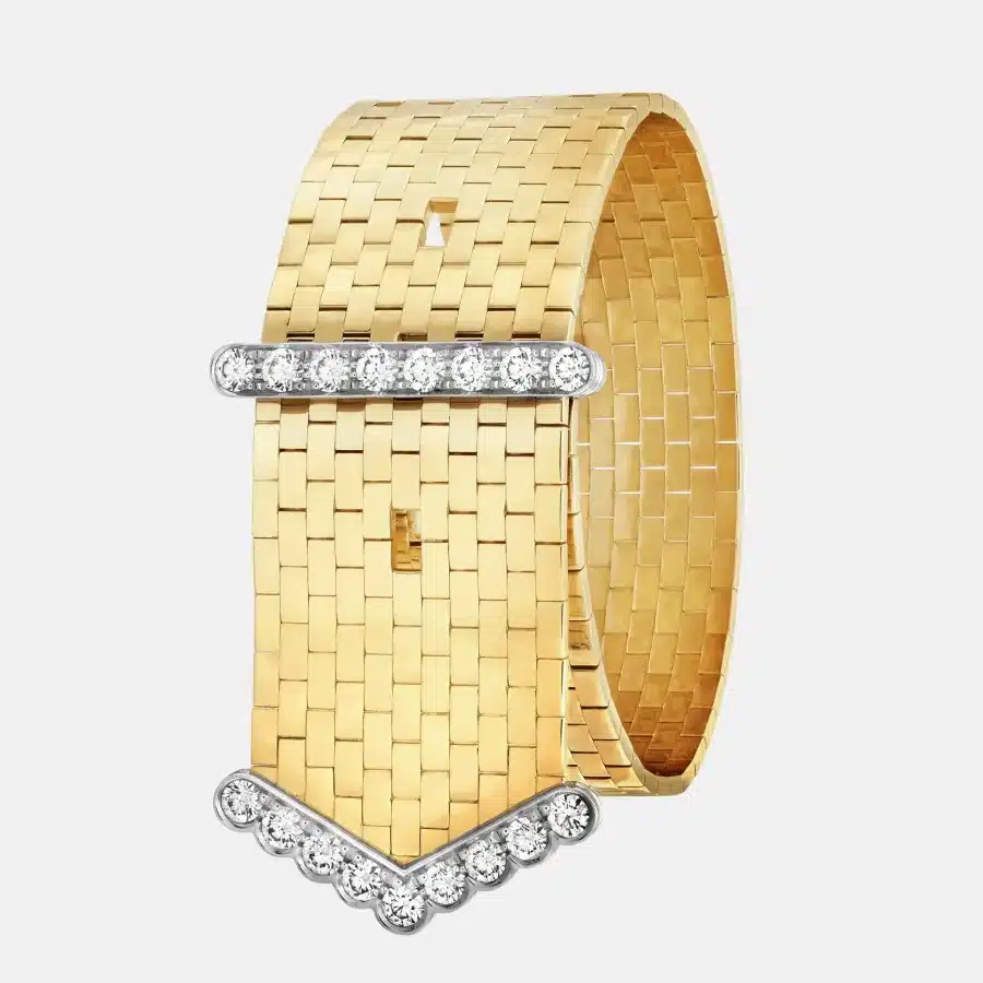 Bracelet Ludo Van Cleef & Arpels en or jaune, diamant 1.78ct