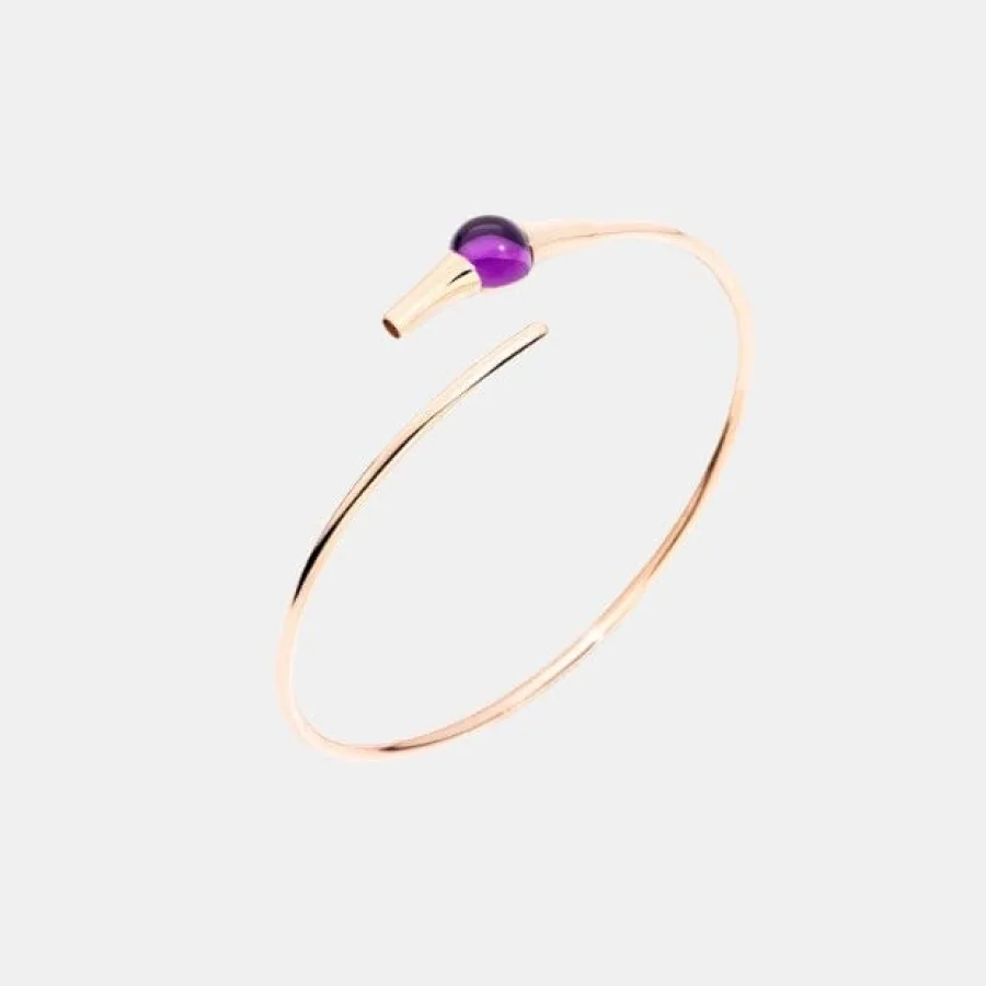 Bracelet M'Ama Non M'Ama Pomellato en or rose, améthyste 1.4ct — photographie du modèle, cote d’occasion GOLDMARKET