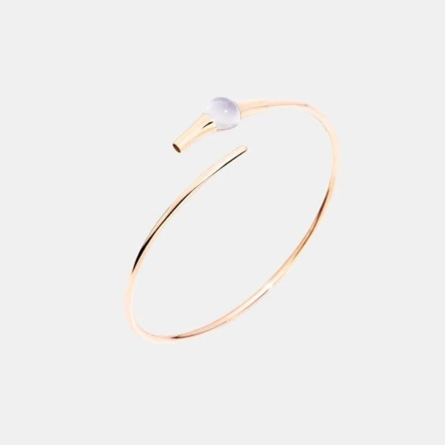 Bracelet M'Ama Non M'Ama Pomellato en or rose, pierre de lune 1.2ct — photographie du modèle, cote d’occasion GOLDMARKET