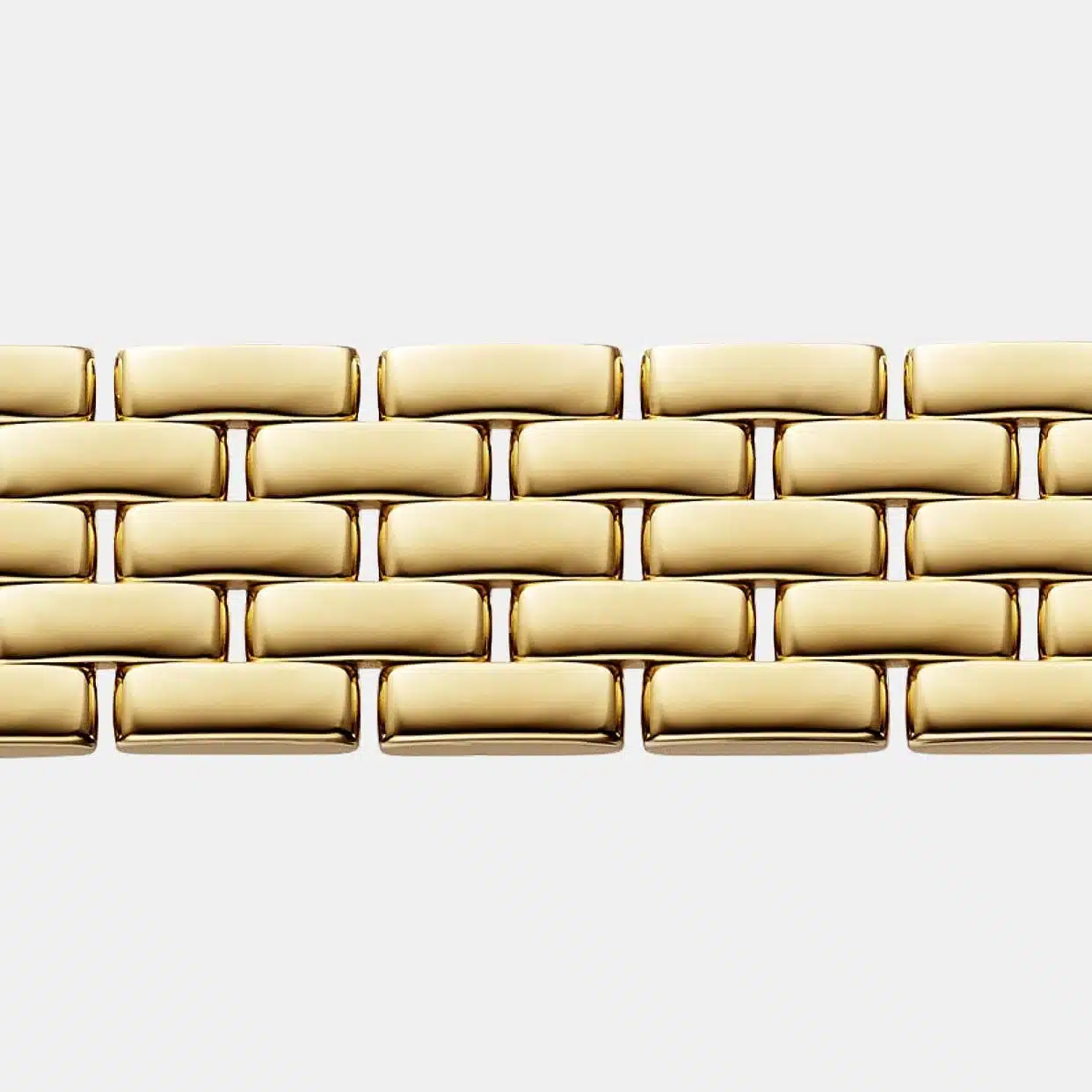 Bracelet Maillon Panthère Cartier en or jaune