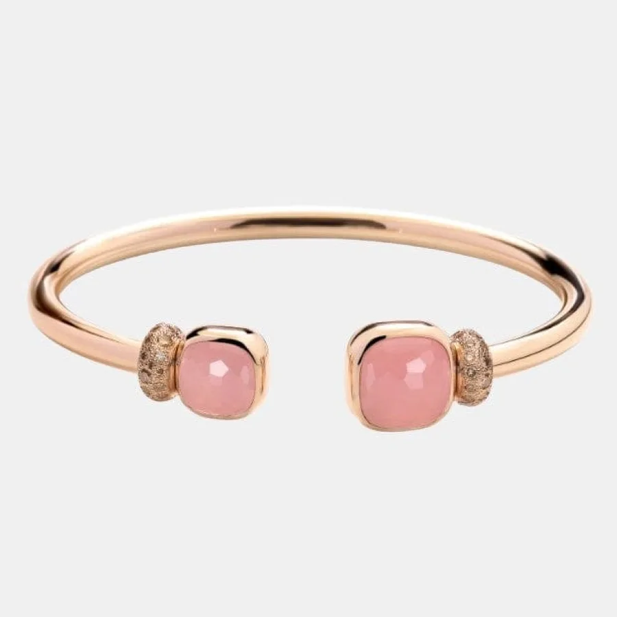 Bracelet Nudo Pomellato en or rose, calcédoine 9.5ct — photographie du modèle, cote d’occasion GOLDMARKET
