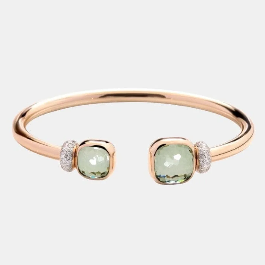 Bracelet Nudo Pomellato en or rose, prasiolite 17.8ct — photographie du modèle, cote d’occasion GOLDMARKET