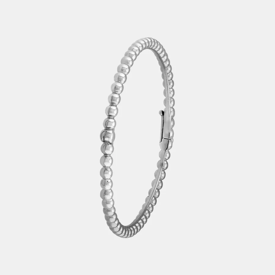 Bracelet Perlée Van Cleef & Arpels en or blanc — photographie du modèle, cote d’occasion GOLDMARKET