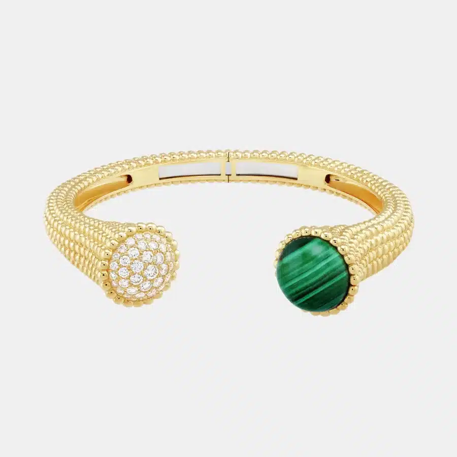 Bracelet Perlée Van Cleef & Arpels en or jaune, diamant 0.74ct — photographie du modèle, cote d’occasion GOLDMARKET