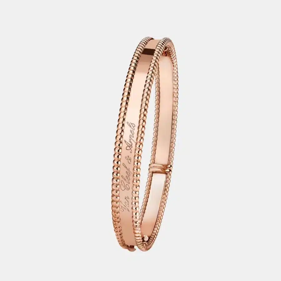 Bracelet Perlée Van Cleef & Arpels en or rose — photographie du modèle, cote d’occasion GOLDMARKET