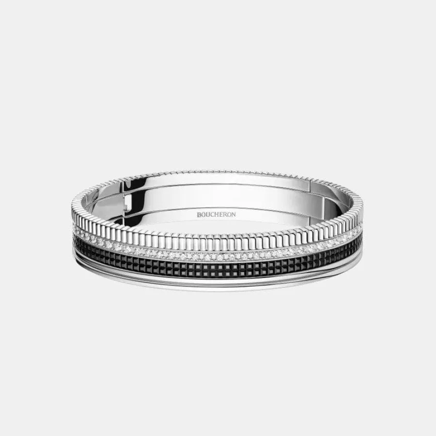 Bracelet Quatre Boucheron en or blanc, diamant 1.53ct — photographie du modèle, cote d’occasion GOLDMARKET