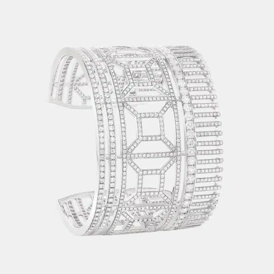 Bracelet Quatre Boucheron en or blanc, diamant 13.45ct — photographie du modèle, cote d’occasion GOLDMARKET