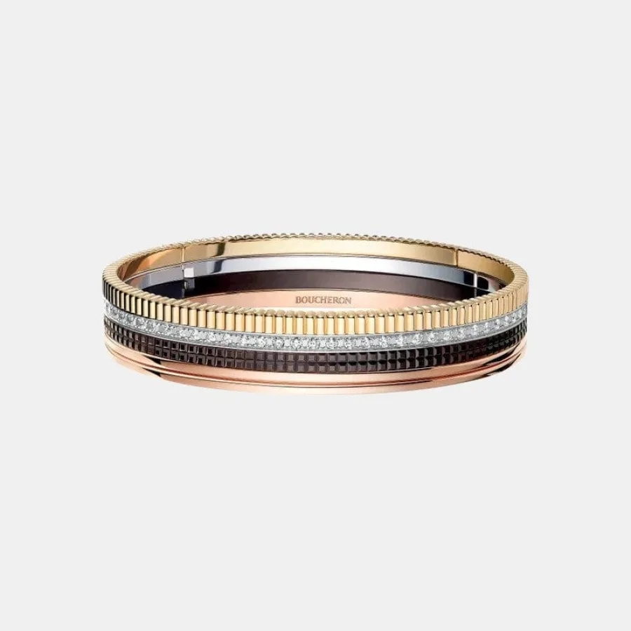 Bracelet Quatre Boucheron en or, diamant 0.02ct — photographie du modèle, cote d’occasion GOLDMARKET