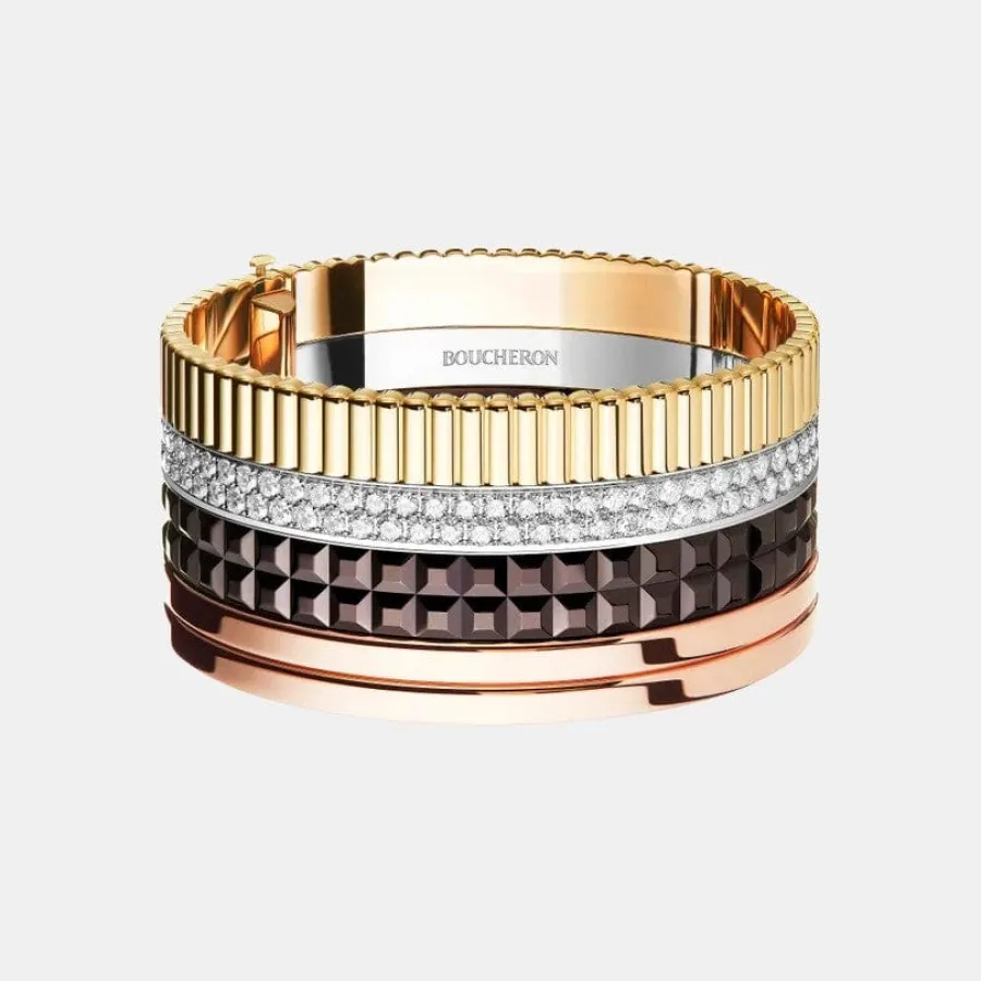 Bracelet Quatre Boucheron en or, diamant 7.93ct — photographie du modèle, cote d’occasion GOLDMARKET