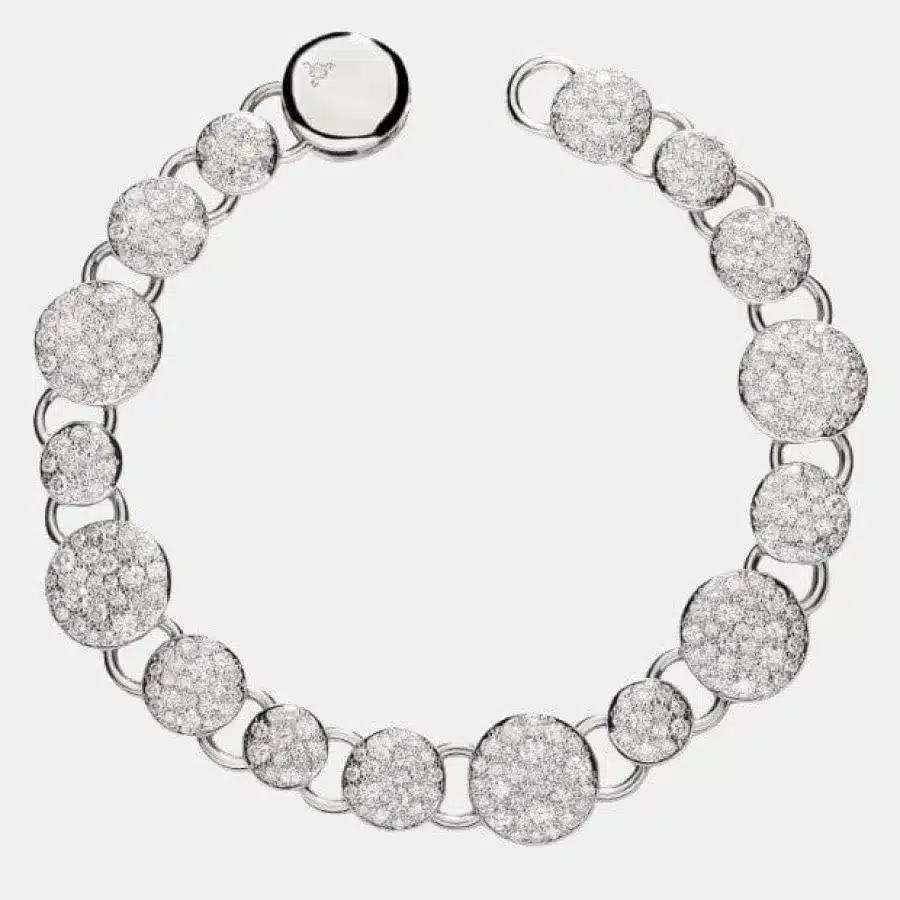 Bracelet Sabbia Pomellato en or blanc, diamant 4.1ct — photographie du modèle, cote d’occasion GOLDMARKET
