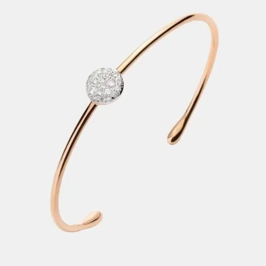 Bracelet Sabbia Pomellato en or rose, diamant 0.2ct — photographie du modèle, cote d’occasion GOLDMARKET