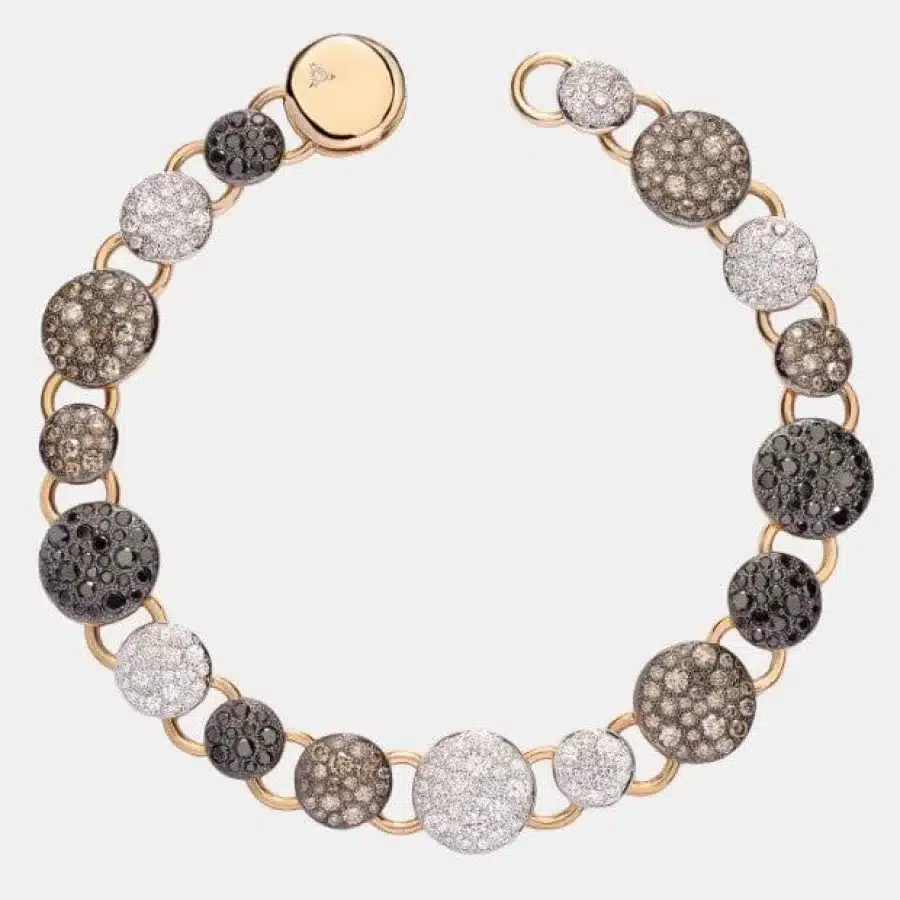Bracelet Sabbia Pomellato en or rose, diamant — photographie du modèle, cote d’occasion GOLDMARKET