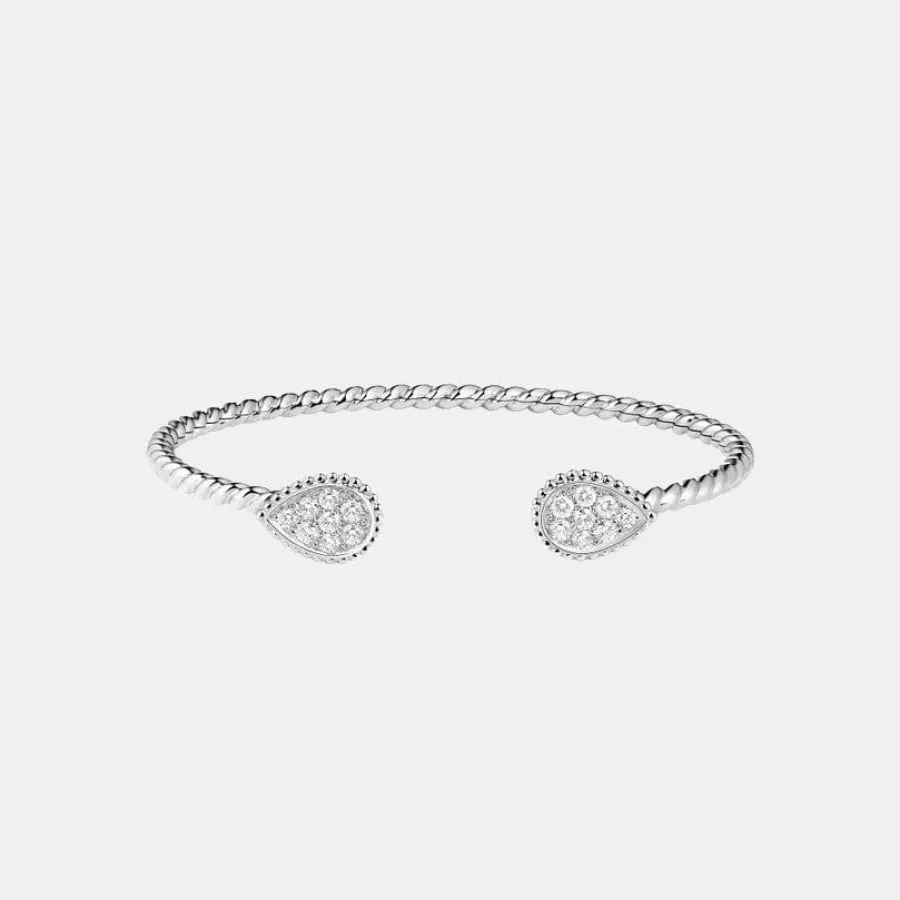 Bracelet Serpent Bohème Boucheron en or blanc, s motif diamant 0.65ct — photographie du modèle, cote d’occasion GOLDMARKET