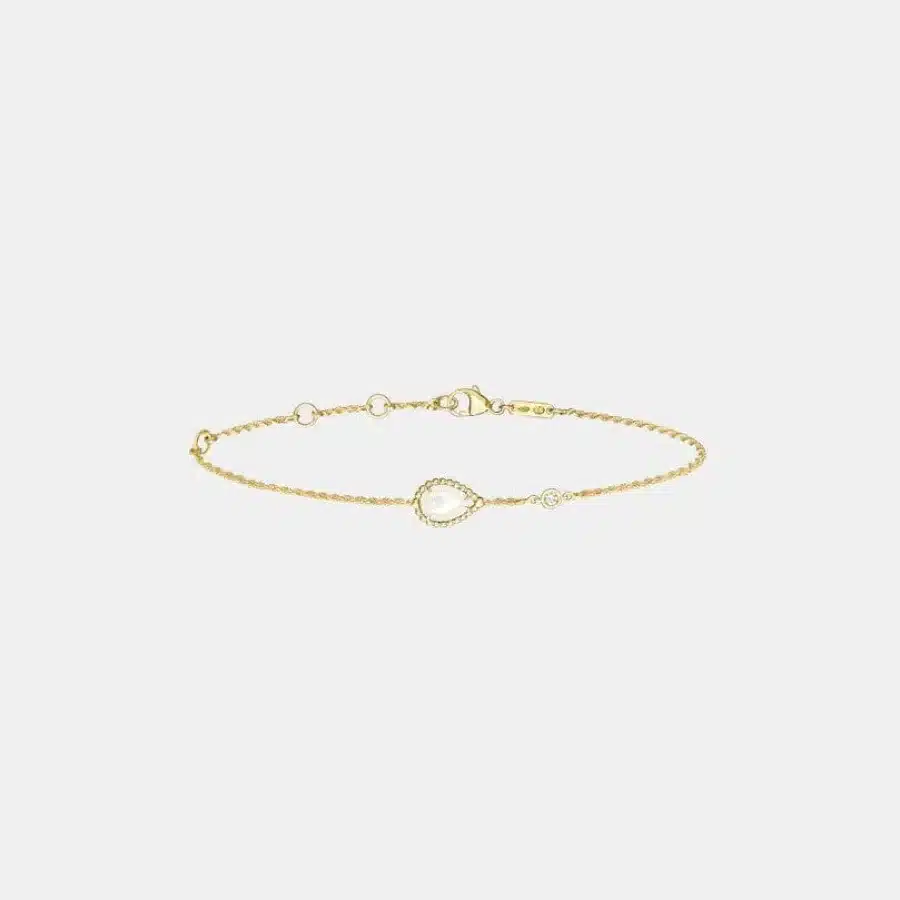 Bracelet Serpent Bohème Boucheron en or jaune, xs motif perle 0.75ct — photographie du modèle, cote d’occasion GOLDMARKET