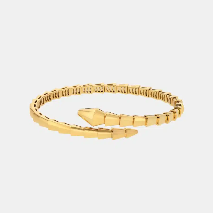 Bracelet Serpenti Viper Bulgari en or jaune — photographie du modèle, cote d’occasion GOLDMARKET