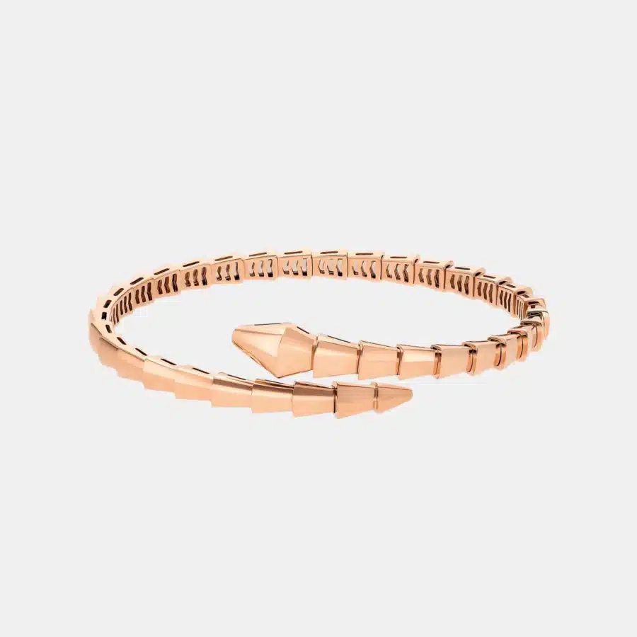 Bracelet Serpenti Viper Bulgari en or rose — photographie du modèle, cote d’occasion GOLDMARKET