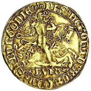 Avers Cavalier d'or - Philippe III - 1419-1467 - Duché de Bourgogne
 (France - États) — pièce en or