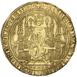 Avers Chaise d'or - Philippe VI - 1346 - France — pièce en or