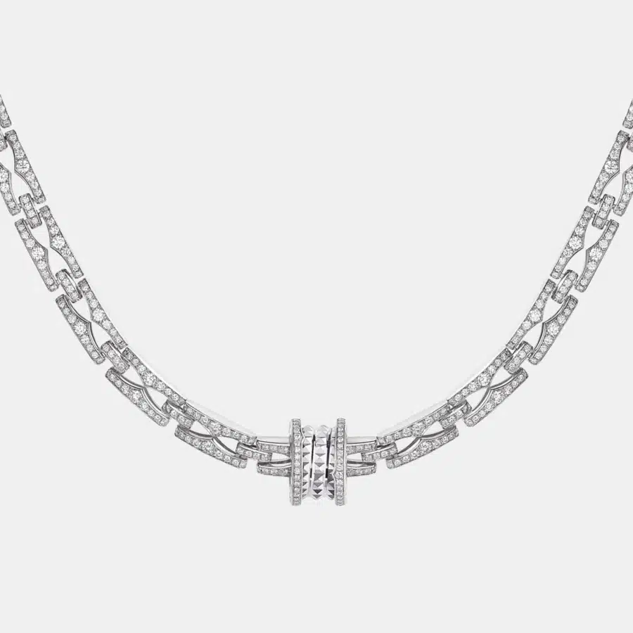 Collier B.Zero1 Bulgari en or blanc, diamant 7.19ct — photographie du modèle, cote d’occasion GOLDMARKET