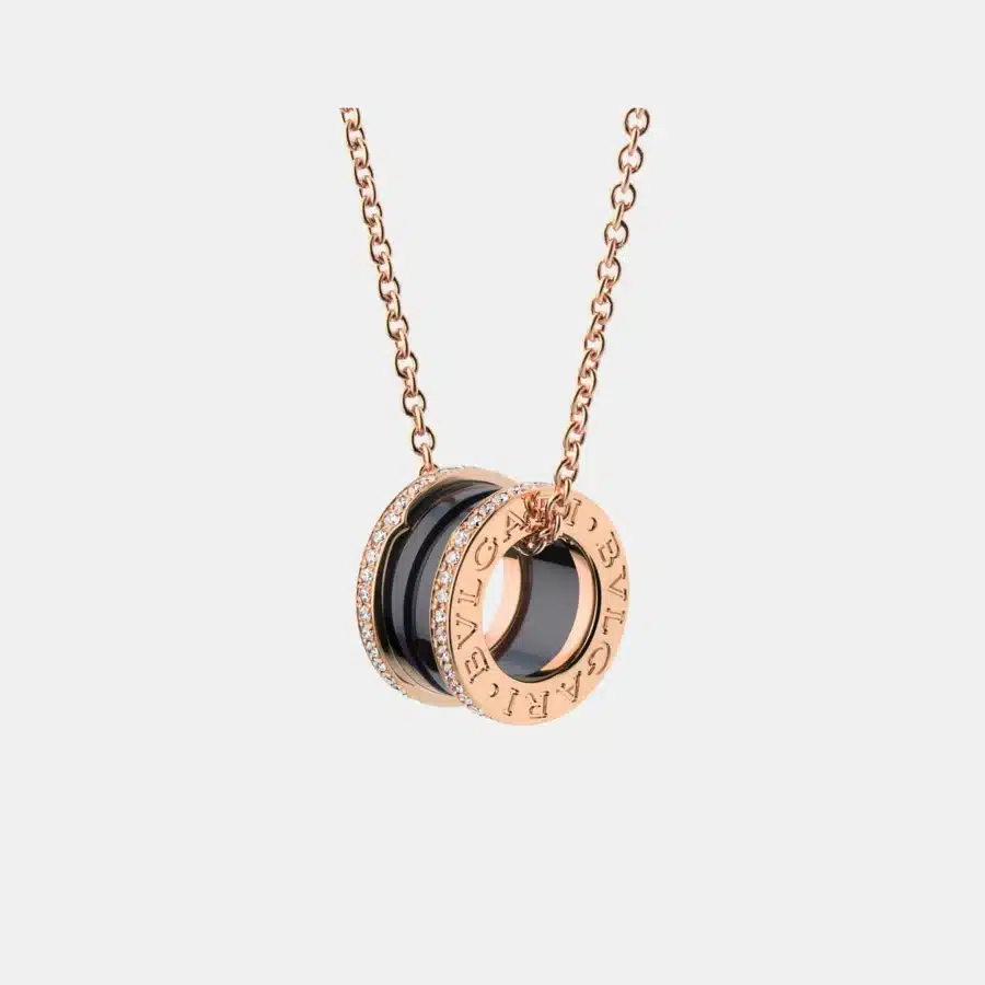 Collier B.Zero1 Bulgari en or, diamant 0.38ct — photographie du modèle, cote d’occasion GOLDMARKET