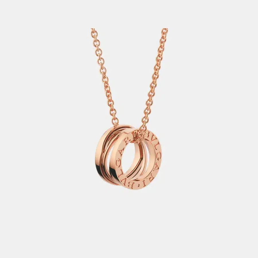 Collier B.Zero1 Bulgari en or rose — photographie du modèle, cote d’occasion GOLDMARKET